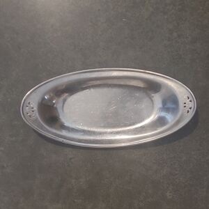 FARBERWARE BROOKLYN, NY OVAL SILVER PLATED SERVING TRAY